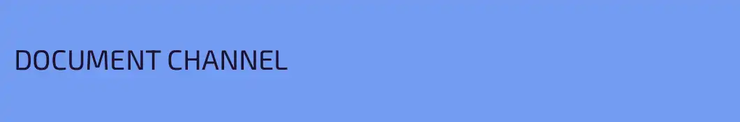 DOCUMENT CHANNEL